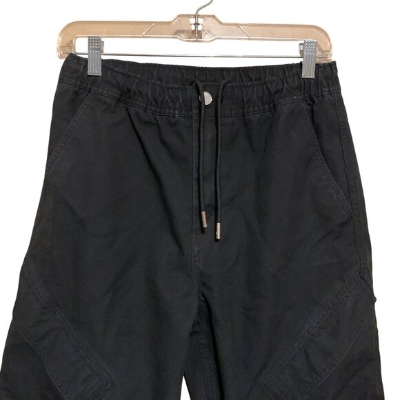 Nike Jordan Women's Pants Black Flight Cargo Cotton Pockets Size P/CH Sporty - Picture 6 of 14